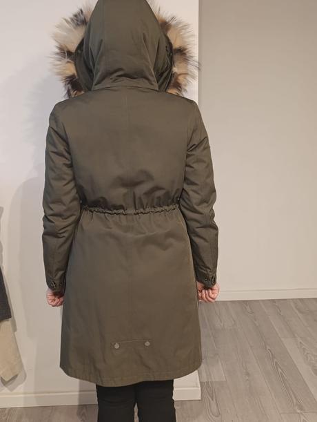 Kabát luxusný, s