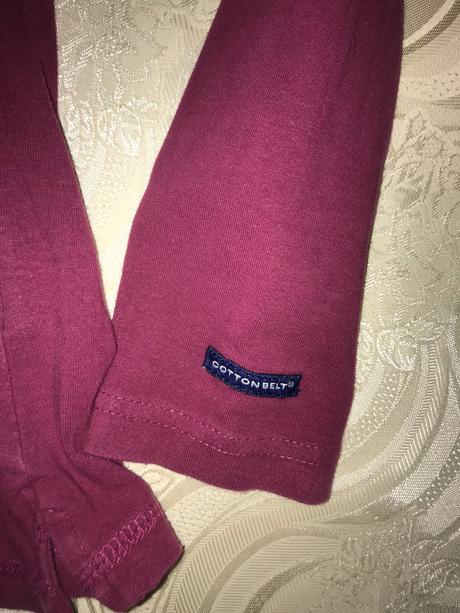 Tricko s dlhym rukavom cotton belt, 134