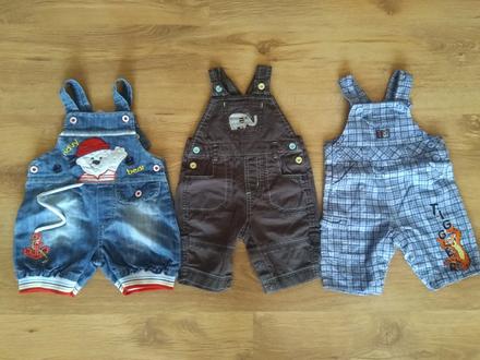 Kraťasy na traky 3 ks, 62