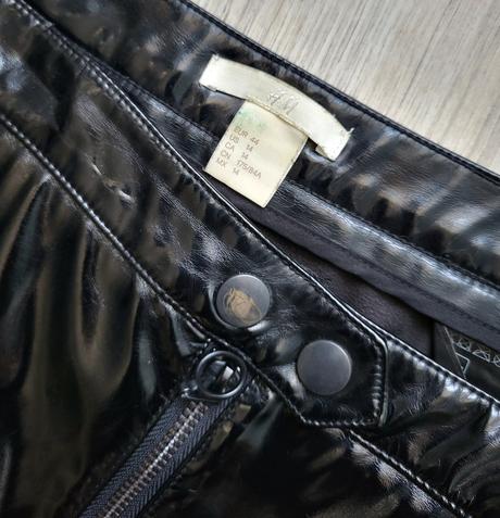 Vynilové/lakované nohavice h&m 44, h&m,xl