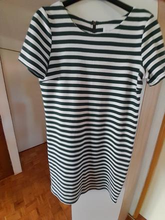 Dámske pružkovane šaty, 38