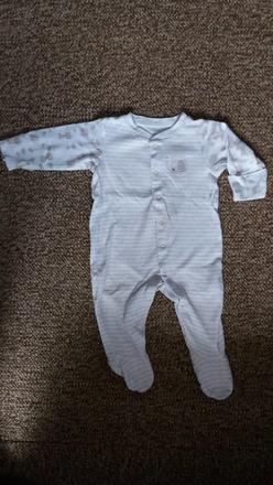 Pyžamkový overal na spanie s rukavičkami, 68