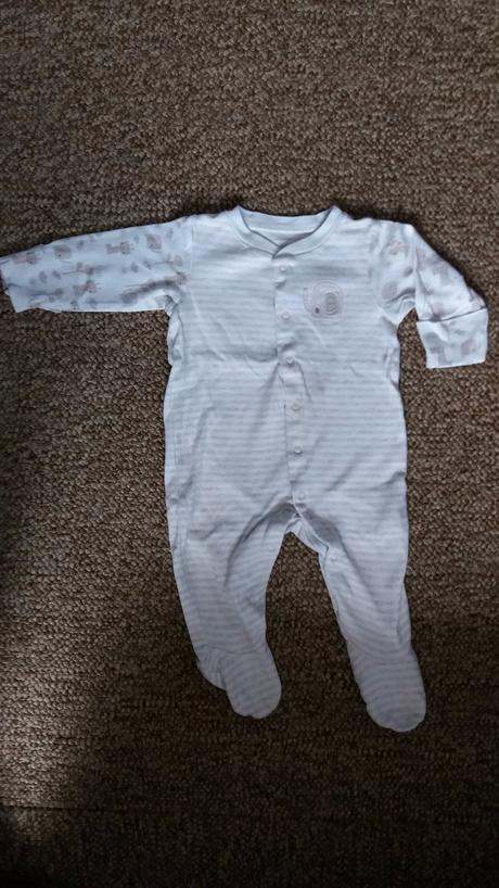 Pyžamkový overal na spanie s rukavičkami, 68