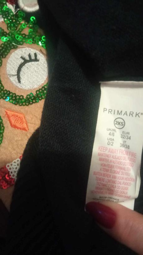 Vianočný svetrík sovička 152, primark,152