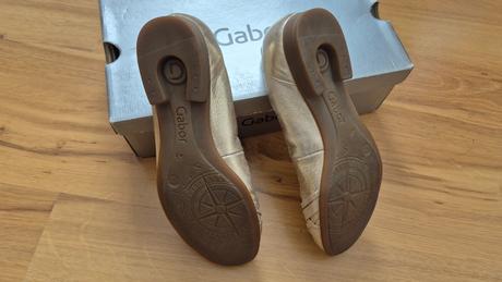 Baleríny gabor veľ. 37,5 pravá koža, gabor,37