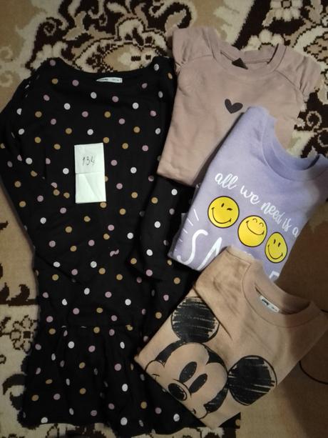 Balíček oblečenia, 122–134