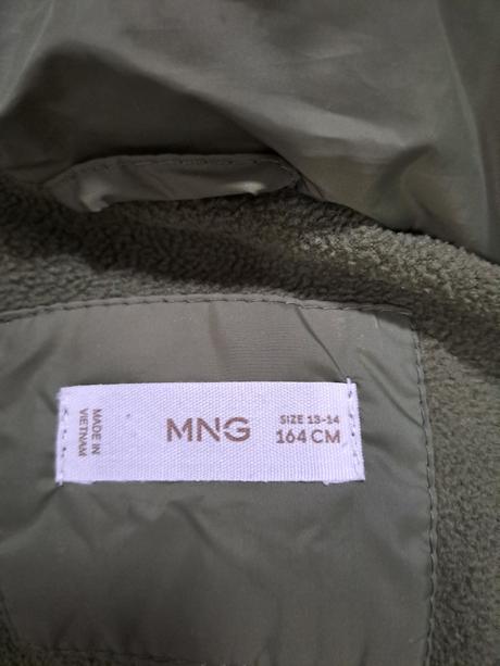 Chlapcenska zimna predlzena bunda v. 164, mango,164