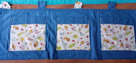 Vreckár / zástena / mantinel k posteli, šírka (cm): 50