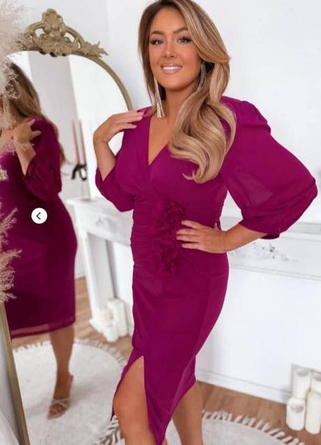 Nádherné baklažánove šaty xxl, xxl