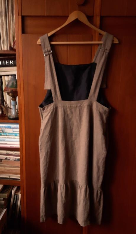 Hrubšia šatová sukňa na traky "zara", zara,l