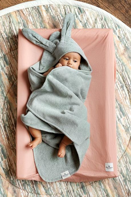 Osuška s kapucňouhooded towel mineral green,