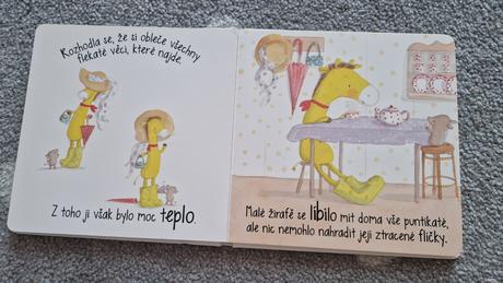 Mala zirafa stratila svoje fliaciky, 