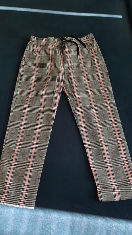 Dámske kárované nohavice, m