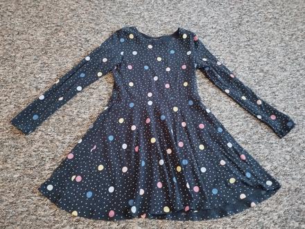 Guľôčkové saty, h&m,140