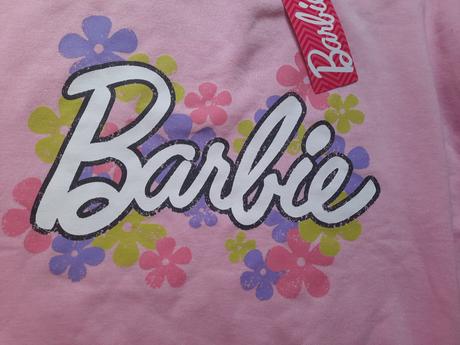 Bledoružová mikina barbie oversize xxs, primark,32