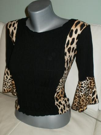 Elastické tričko, 3/4 rukáv, s