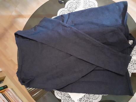 Tmavomodry dievcensky pulover s obrazkom sovy, yigga,152