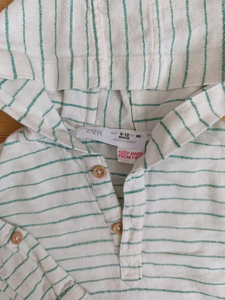 Košieľka s kapucňou, zara,86