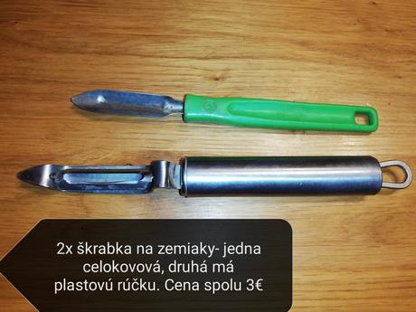 2x škrabka na zeleninu, 