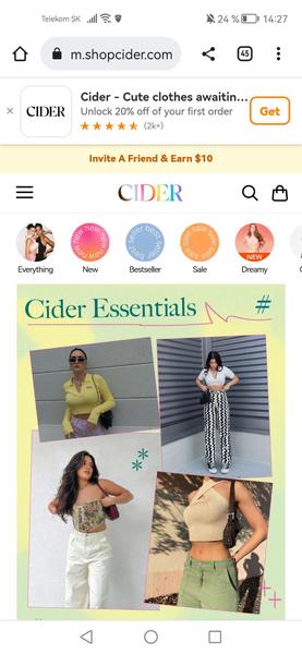 Cider shop - skúsenosti