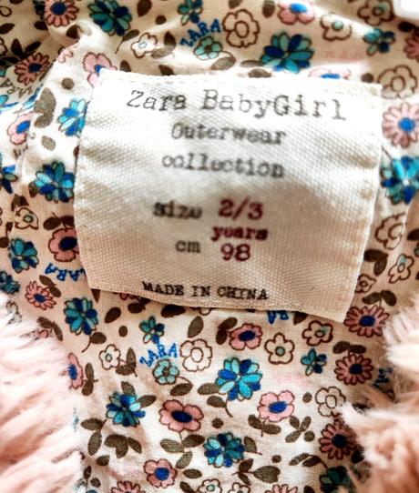 Kožušinková vestička zara, zara,98