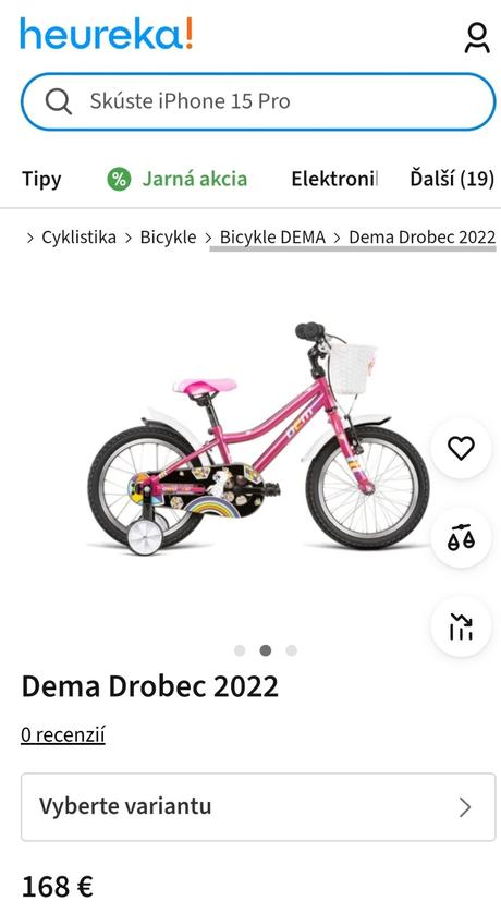 Detský bicykel dema č.16, dema,16