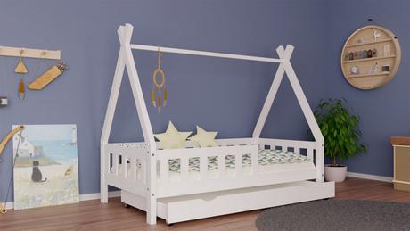 Detská posteľ tipi, šírka (cm): 80,dĺžka (cm): 160