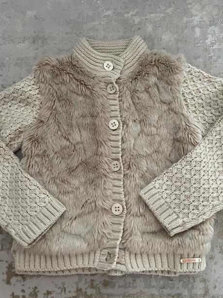 Svetrík s kožušinou myrl, mayoral,116