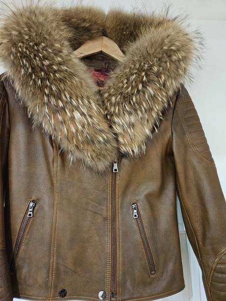 Kozena bunda s ko práva kozusina, s