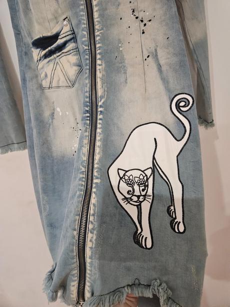 Foggi šaty riflove s ko, s