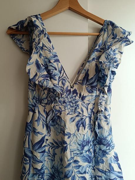 Ľanové letné šaty h&m 34, h&m,34