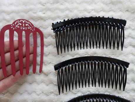 Hrebienky do vlasov ozdobné hrebene, 