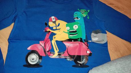 Mikina a tričko do skoly, h&m,128