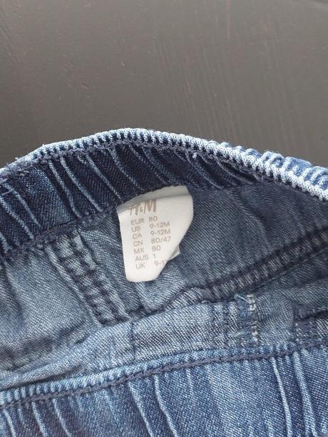Nohavice h&m, h&m,80