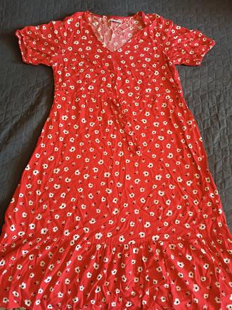 Červené šaty, reserved,42