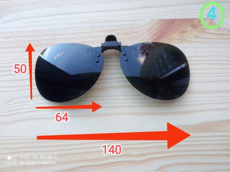 Klip na dioptrické okuliare uv 400 filter,