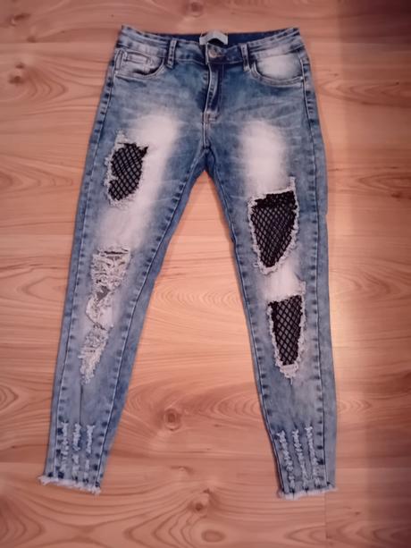 Extravagantné rifle, denim,m