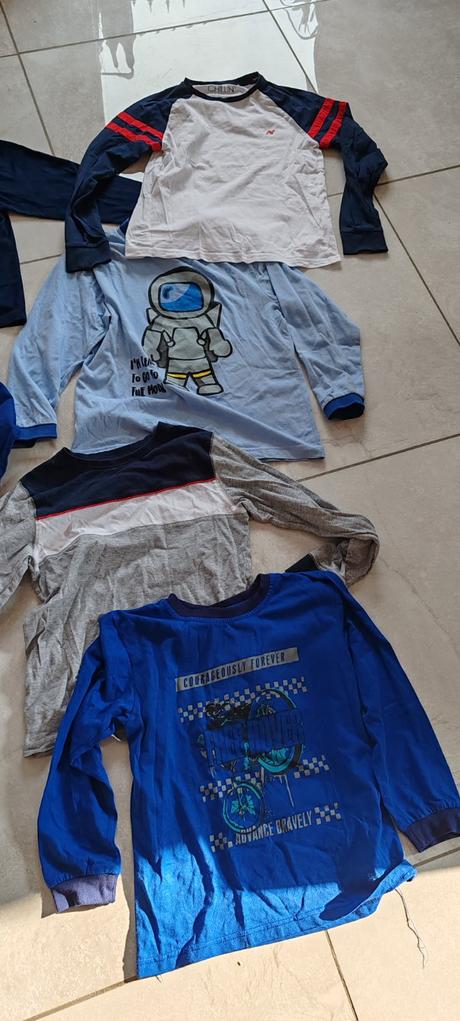 9x pyžamo vrchný diel, 140