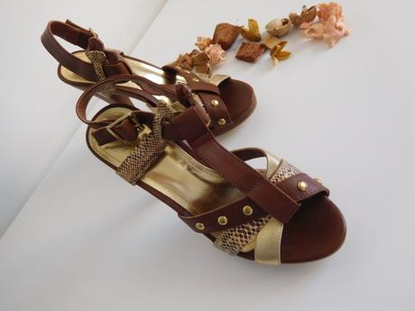 H&m-sandálky ecco koža-38v,, h&m,38