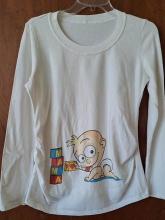 Tehotenské tričko l-xl, l