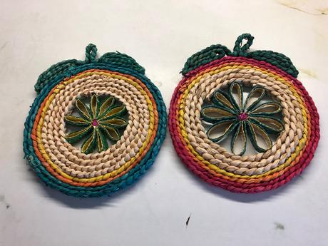 Podložky pod tanier v tvare jablka, 