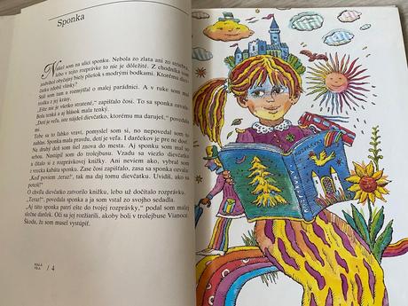 Krásna kniha malá víla s nádhernými ilustráciami, 