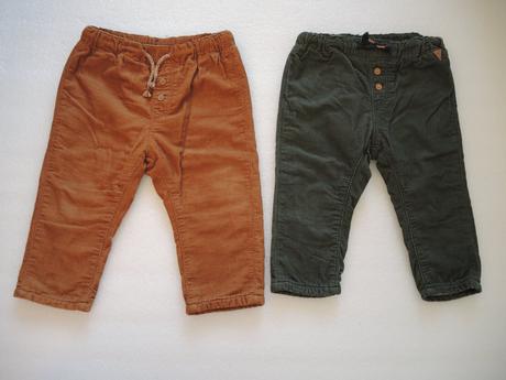 Podteplené nohavice, h&m,80