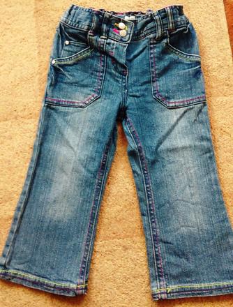 Elastické rifle vyšívané, f&f,92