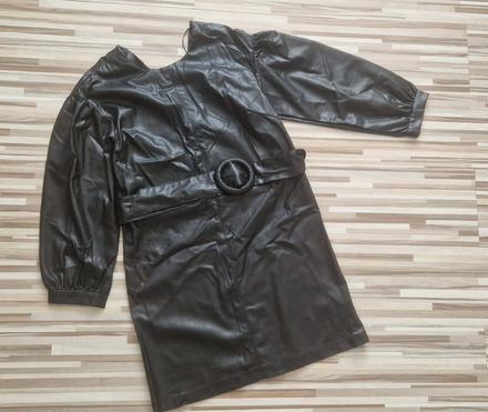 Koženkové šaty, reserved,m