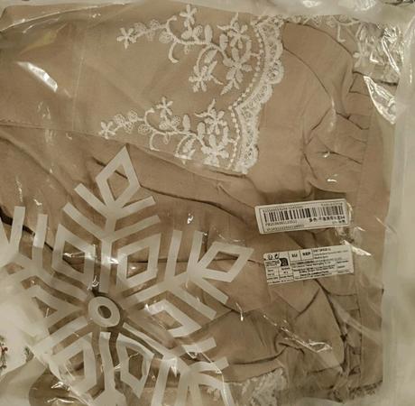 Vintage zástera s kvetinovou textúrou, 