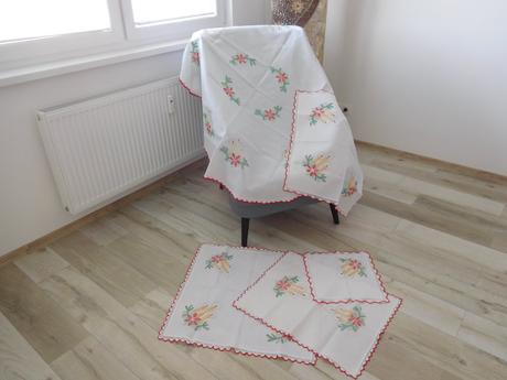 Vianočný set obrusov,