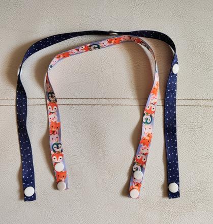 Šnúrky na pripinanie hračiek, cumlika, 