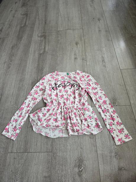 Tričká s dlhým rukávom, benetton,140