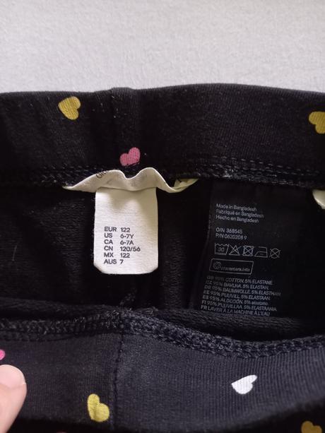 Teplejšie legíny, h&m,122